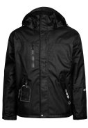 Schwarze atmungsaktive Winter-/Regenjacke von Lyngsøe 2