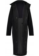 Schwarze lange Regenjacke City Slicker Urban Outdoor von AGU 7