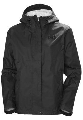 Schwarze Damen Regenjacke Loke Jacket 2.0 von Helly Hansen