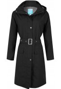 Schwarze lange Regenjacke (Long Coat) Bowie von Happy Rainy Days 1