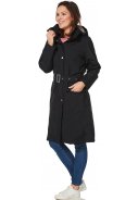 Schwarze lange Regenjacke (Long Coat) Bowie von Happy Rainy Days 4