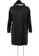 Schwarze Damenregenjacke Long W Jacket von Rains 1