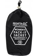 Schwarze Damenregenjacke Pack It III von Regatta 5