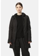 Schwarze Softshell-Regenjacke in Dreiviertellänge von Ilse Jacobsen 5