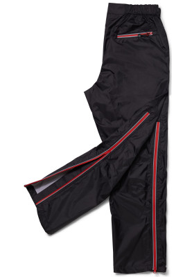 Schwarze nachhaltige Regenhose von Dripp Rainwear