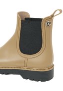 Beiger / Schwarze kurze Regenstiefel Druppel von Tantä 2