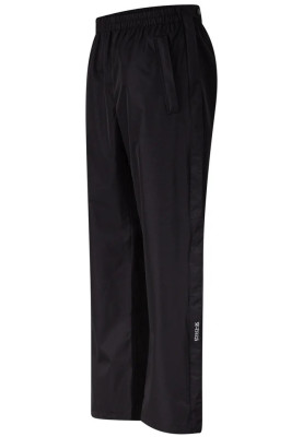Schwarze extra kurze Damenregenhose Logan von Pro-X Elements