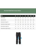 Schwarze Regenhose  (Langgröße) mit durchgehendem Reißverschluss 2