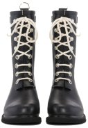 Schwarze halbhoher Stiefel mit Schnürsenkel von Ilse Jacobsen 2