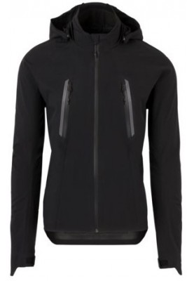 Schwarze Herrenregenjacke Commuter 3-Lagen von AGU