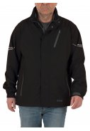 Schwarze Herrenregenjacke Wallis von Pro-X Elements 3