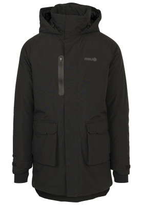 Schwarze Herren Winter Regenjacke Defender Urban Outdoor