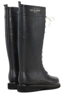 Schwarze hoher Gummistiefel mit Schnürsenkeln von Ilse Jacobsen 2