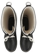 Schwarze hoher Gummistiefel mit Schnürsenkeln von Ilse Jacobsen 5