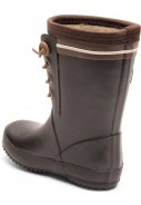 Schwarze Kinder Thermowinter-/Regenstiefel Lace von Bisgaard 4