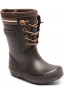 Schwarze Kinder Thermowinter-/Regenstiefel Lace von Bisgaard 1