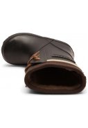 Schwarze Kinder Thermowinter-/Regenstiefel Lace von Bisgaard 4