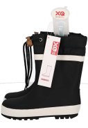 Schwarze Kinder-Gummistiefel mit Fleece futter von XQ Footwear 2