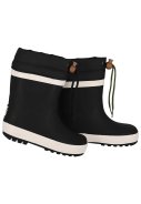 Schwarze Kinder-Gummistiefel mit Fleece futter von XQ Footwear