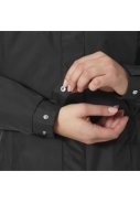 Schwarze lange Damenregenjacke Aden von Helly Hansen 2