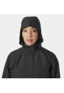 Schwarze lange Damenregenjacke Aden von Helly Hansen 4