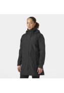 Schwarze lange Damenregenjacke Aden von Helly Hansen 6