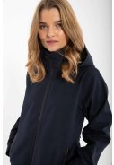 Schwarze lange Regenjacke Danedogwalker von Danefae 7