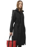 Schwarzer Lange Damen Winterjacke Thermy Long Ilse Jacobsen 2