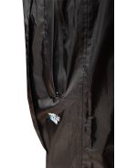 Schwarze Leichtgewichtig Regenhose mit durchgehendem Reißverschluss von Hello Rain 7
