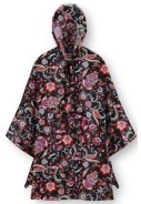 Schwarze Regenponcho Paisley Black von Reisenthel 1