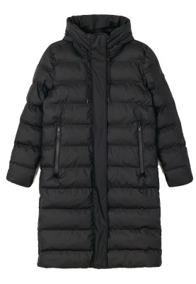 Schwarze Puffer Damenregenjacke Glaze von Tantä