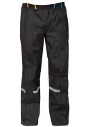Schwarze Regenhose mit durchgehendem Reißverschluss von Hello Rain 4