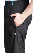 Schwarze Regenhose mit durchgehendem Reißverschluss von Hello Rain 5