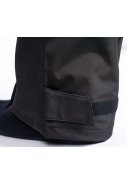 Schwarze Regenhose mit durchgehendem Reißverschluss von Hello Rain 8