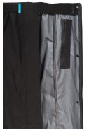 Schwarze Regenhose mit durchgehendem Reißverschluss von Hello Rain 9