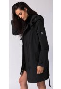 Schwarzer Trenchcoat/Regenjacke Lanbro von Tantä 3