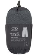 Schwarz/anthraziter Regenanzug Stow and Go von Highlander  5