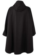 Schwarzer Regenponcho Danerain Poncho von Danefae 3