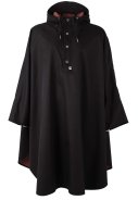 Schwarzer Regenponcho Danerain Poncho von Danefae 1