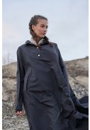 Schwarze one size Regenponcho mit Ärmeln von Ilse Jacobsen 6