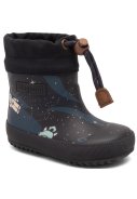 Schwarzer Gummistiefel In Space „Thermo Baby“ von Bisgaard