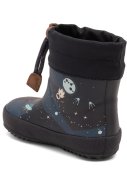 Schwarzer Gummistiefel In Space „Thermo Baby“ von Bisgaard 2