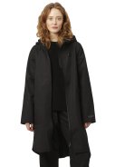 Schwarze softshell A-Linien-Regenmantel von Ilse Jacobsen 3