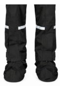 Schwarze Regenhose Storm mit durchgehendem Reißverschluss von Hello Rain 3