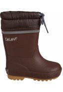 Dunkelbraune (Rocky Road) thermische Gummistiefel von CeLaVi 2