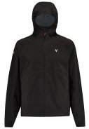 Schwarze ultraleichter Laufregenjacke Venture 6