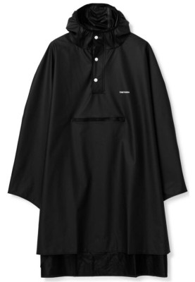 Schwarzer Unisex Regenponcho von Tretorn