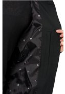 Schwarze Urban outdoor lange Damenregenjacke/Trenchcoat von AGU 7