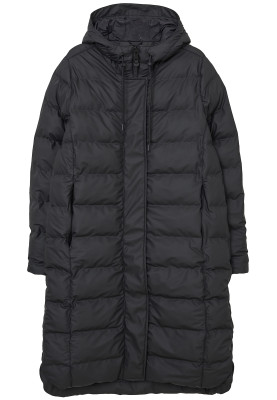 Schwarze wattierte Winterjacke Puddle von Tantä