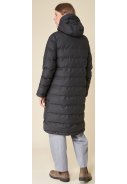 Schwarze wattierte Winterjacke Puddle von Tantä 4